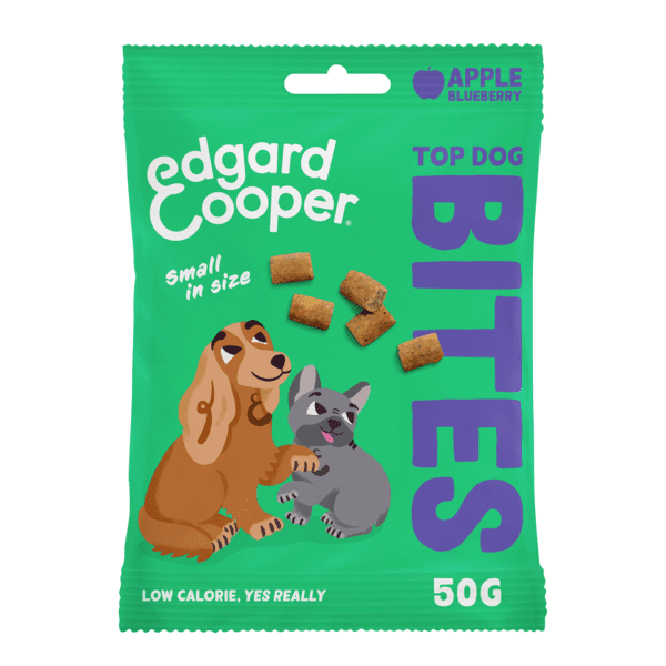 EdgardCooper Apfel Blaubeere Bites Packung