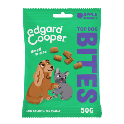 EdgardCooper Apfel Blaubeere Bites Packung