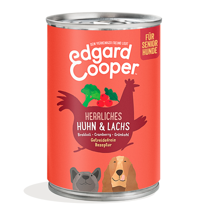 EdgardCopper Huhn & Lachs Senior