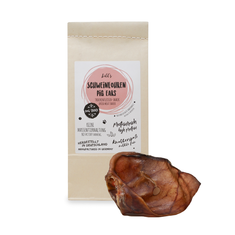 Lill's Schweineohren Kausnack Packung