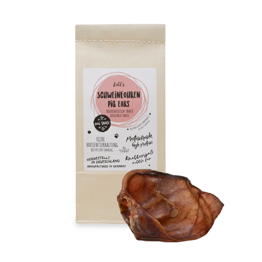 Lill's Schweineohren Kausnack Packung