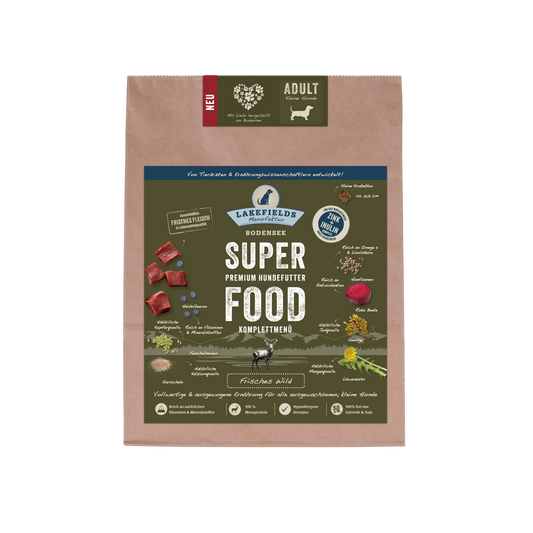 SUPERFOOD Komplettmenü WILD | kleine Hunde