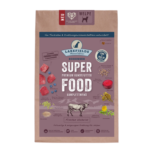 SUPERFOOD Komplettmenü RIND | Welpe